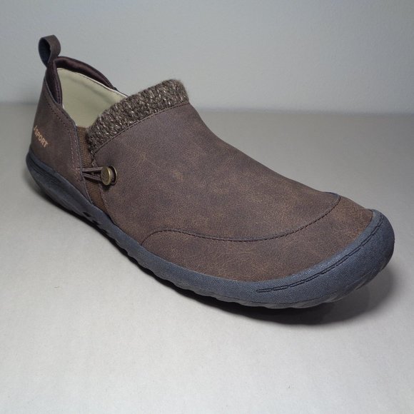 JSport by Jambu Size 11 M ALICE Dark Brown Slip On Loafers New Women's Shoes - Picture 5 of 16